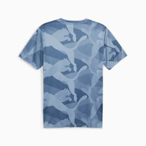 Train Fav AOP Men's Training T-shirt, Zen Blue-Q2 print, extralarge-IND