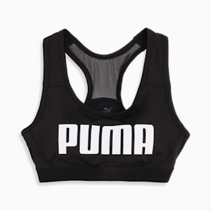 ウィメンズ トレーニング ベーシック ブラトップ ミディアムサポート, PUMA Black-PUMA Black, extralarge-JPN