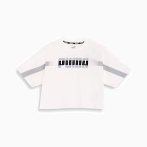 ウィメンズ トレーニング トレイン エッジ クロップド 半袖 Tシャツ, PUMA White, extralarge-JPN