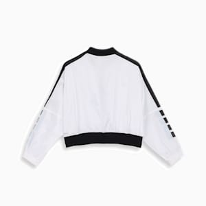 ウィメンズ トレーニング トレイン エッジ クロップド ウーブン メッシュ ジャケット, PUMA White, extralarge-JPN