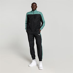 Train Favourite Men's Training Tracksuit, PUMA Black-Eucalyptus, extralarge-IND