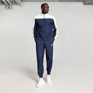 Train Favourite Men's Training Tracksuit, PUMA Navy-Alpine Snow, extralarge-IND