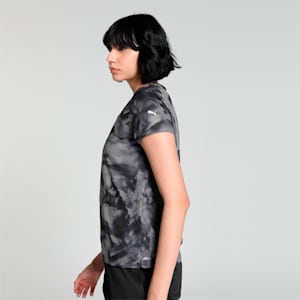 RUN FAVORITE Printed Women's Tee, PUMA Black, extralarge-IND