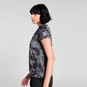 RUN FAVORITE Women's Printed Tee, PUMA Black, extralarge-IND