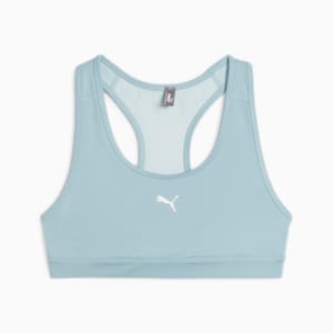 Puma PAMELA REIF STRAP BRA - Light support sports bra - green/dark green 