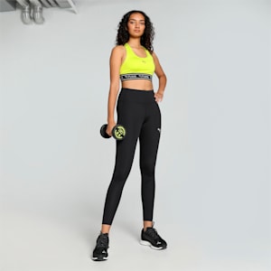 4KEEPS PUMA Fit Women's Training Bra, Lime Pow, extralarge-IND