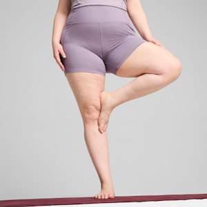 ウィメンズ ヨガ スタジオ FOUNDATIONS バイカー ショーツ, Pale Plum, extralarge-JPN