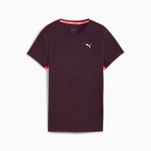 ウィメンズ ランニング テック ラン フェイバリット ヴェロシティ 半袖 Tシャツ, Midnight Plum, extralarge-JPN