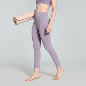 ULTRABARE Women's High-Waist 7/8 Training Tights, Pale Plum, extralarge-IND