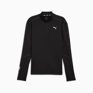 Men's Quarter-Zip Jacket, PUMA Black, extralarge