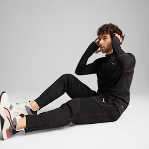 Men's Quarter-Zip Jacket, PUMA Black, extralarge