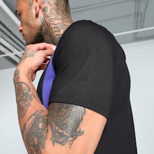 CLOUDSPUN Soft Men's Training Tee, PUMA Black-Lapis Lazuli, extralarge-IND