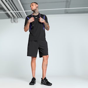 CLOUDSPUN Soft Men's Training Tee, PUMA Black-Lapis Lazuli, extralarge-IND