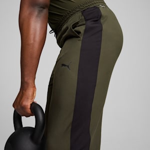 CLOUDSPUN Men's Joggers, Dark Olive-PUMA Black, extralarge
