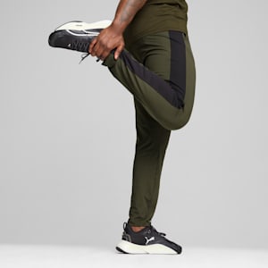 CLOUDSPUN Men's Joggers, Dark Olive-PUMA Black, extralarge
