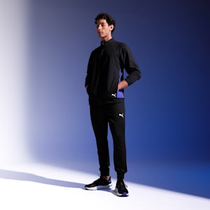 CLOUDSPUN Full-Zip Men's Training Jacket, PUMA Black-Lapis Lazuli, extralarge-IND