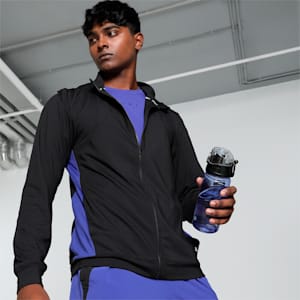 CLOUDSPUN Full-Zip Men's Training Jacket, PUMA Black-Lapis Lazuli, extralarge-IND