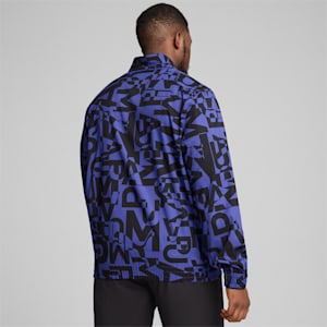 PUMA FIT All-Over Print Jacket Men, Lapis Lazuli, extralarge