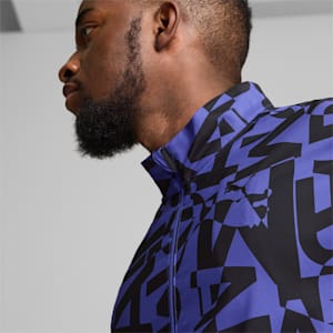 PUMA FIT All-Over Print Jacket Men, Lapis Lazuli, extralarge