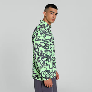 FIT All-Over Print Men's Training Jacket, Galactic Gray, extralarge-IND