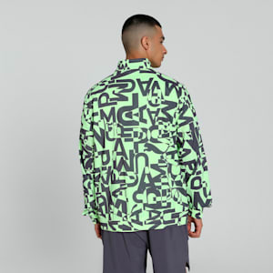 FIT All-Over Print Men's Training Jacket, Galactic Gray, extralarge-IND