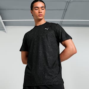 STUDIO CLOUDSPUN All-over Print Men's Training Tee, PUMA Black, extralarge-IND