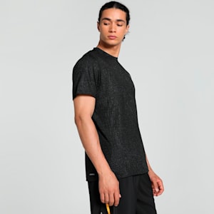 STUDIO CLOUDSPUN All-over Print Men's Training Tee, PUMA Black, extralarge-IND