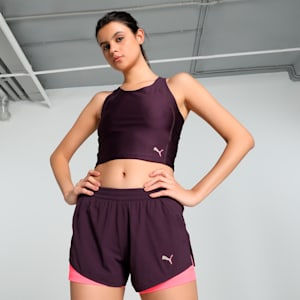 PUMA RUN Ultraform Women's Crop Tank, Midnight Plum, extralarge