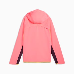 Campera impermeable PUMA RUN para mujer, Sunset Glow, extralarge