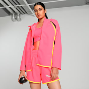 RUN Women's Running Rain Jacket, Sunset Glow, extralarge-IND