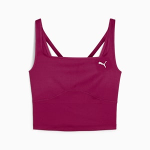 STUDIO CLOUDSPUN Women's Rib Tank, Magenta Gleam, extralarge