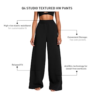 STUDIO Women's High-Waist Relaxed Fit Training Pants, PUMA Black, extralarge-IND
