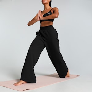 STUDIO Women's High-Waist Relaxed Fit Training Pants, PUMA Black, extralarge-IND