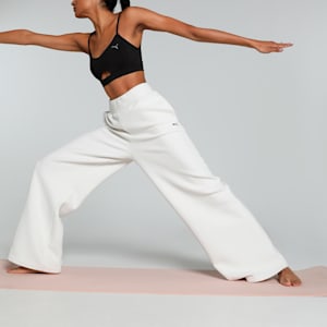 STUDIO Women's High-Waist Relaxed Fit Training Pants, Vapor Gray, extralarge-IND