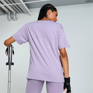 CLOUDSPUN Women's Relaxed Fit Training Tee, Pale Plum, extralarge-IND