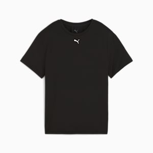 Playera CLOUDSPUN para mujer, PUMA Black-PUMA White, extralarge