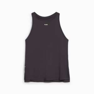 CLOUDSPUN Racerback Women's Tank, Flat Dark Gray-Fizzy Apple, extralarge