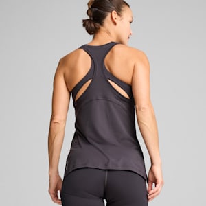 CLOUDSPUN Racerback Women's Tank, Flat Dark Gray-Fizzy Apple, extralarge