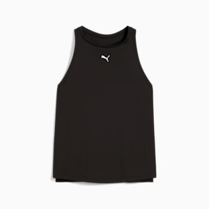 Playera deportiva CLOUDSPUN para mujer, PUMA Black-PUMA White, extralarge