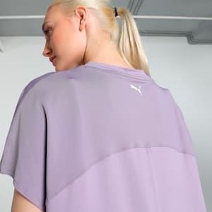 CLOUDSPUN Mix Women's Relaxed Fit Training Tee, Pale Plum, extralarge-IND