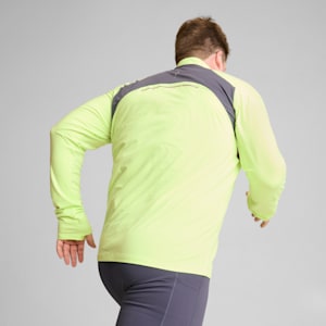 PUMA RUN CLOUDSPUN Men's Quarter-Zip Top, Fizzy Apple, extralarge