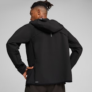 Chamarra impermeable Hombre PUMA RUN, PUMA Black, extralarge