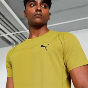 SEASONS Men's Running Tee, Golden Fog, extralarge-IND