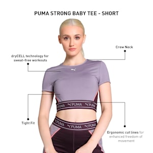 Puma womens baby crop tee shop