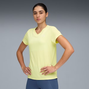 TAD ESSENTIALS V-Neck Tee Women, Gold Moon, extralarge