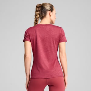 Train All Day Heather Logo Women's Training Tee, Port Heather, extralarge-IND