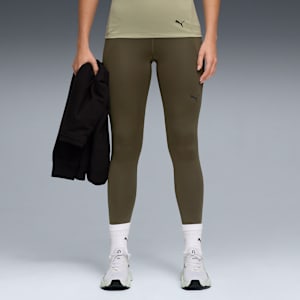 Train All Day ESSENTIALS Women's 7/8 Tights, Dark Olive, extralarge