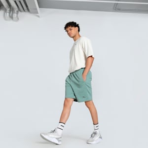 Train All Day Knit Men's Training Shorts, Green Moon, extralarge-IND