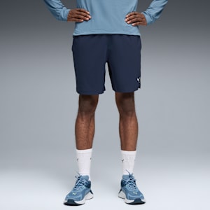 Shorts Train All Day Essentials 17cm para hombre, PUMA Navy-PUMA White, extralarge