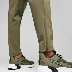 Train All Day Men's Woven Tapered Training Pants, Loden Green, extralarge-IND